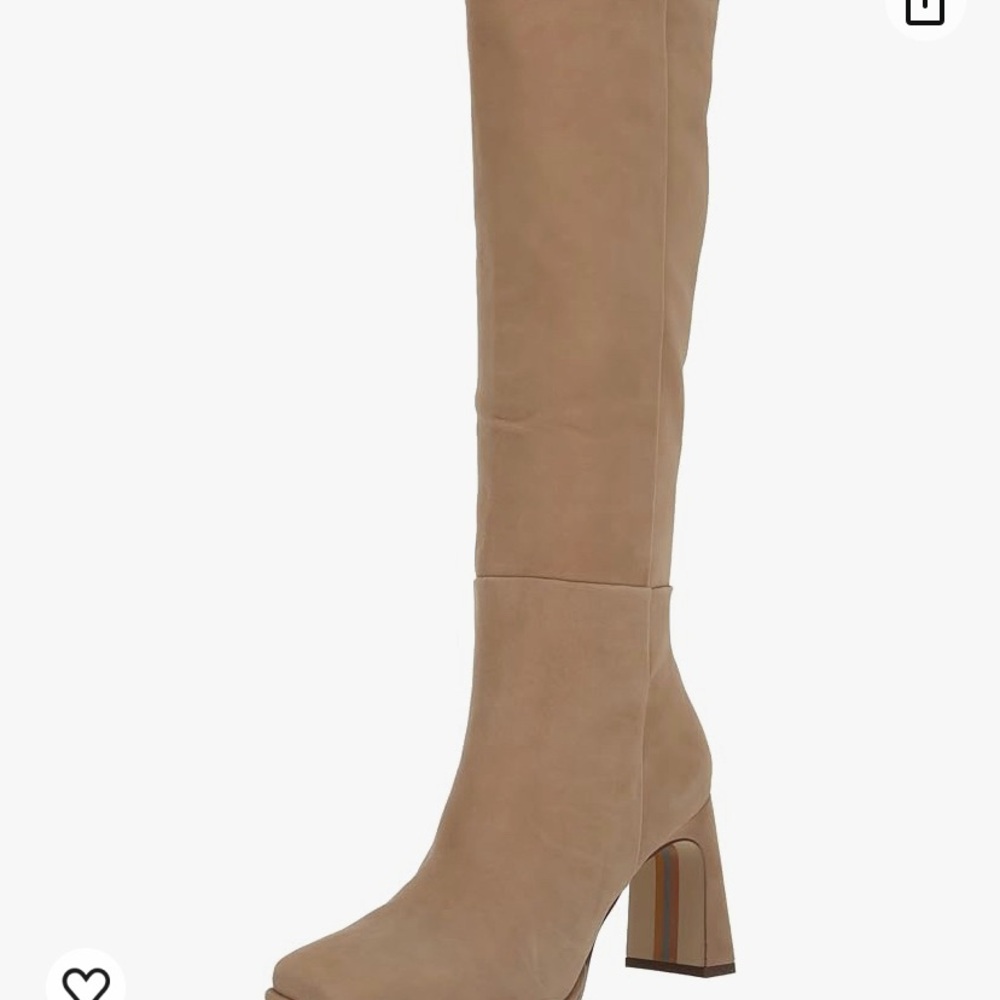 Sam Edelman Cream Over the Knee Boots